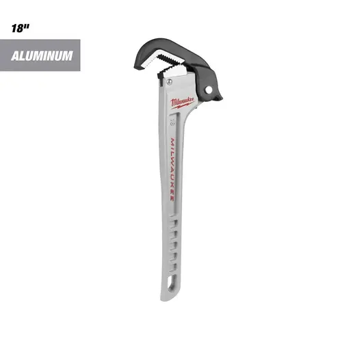 18" Aluminum Self-Adjusting Pipe Wrench 18" Aluminum Self-Adjusting Pipe Wrench