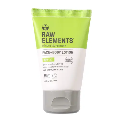 Raw Elements Natural Sunscreen SPF 30 Travel Size 1 oz Raw Elements Natural Sunscreen SPF 30 Travel Size 1 oz