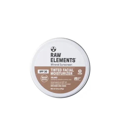 Tinted Sunscreen, Tin, Island, SPF 30, 1.8 oz. Tinted Sunscreen, Tin, Island, SPF 30, 1.8 oz.