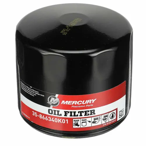 Mercury MerCruiser Oil Filter 866340K01 for Sterndrive and Inboard Engines Mercury MerCruiser Oil Filter 866340K01 for Sterndrive and Inboard Engines