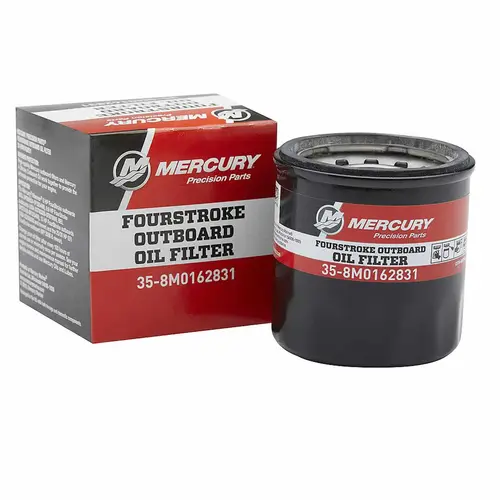 Mercury FourStroke Outboard Oil Filter 8M0162831 for Select Mercury 8-30hp Outboards Mercury FourStroke Outboard Oil Filter 8M0162831 for Select Mercury 8-30hp Outboards