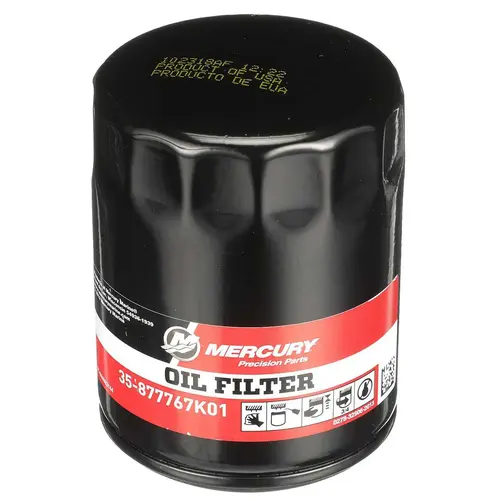 Mercury Verado Oil Filter 877767K01 for Mercury L4 135-200hp Verado Outboards Mercury Verado Oil Filter 877767K01 for Mercury L4 135-200hp Verado Outboards