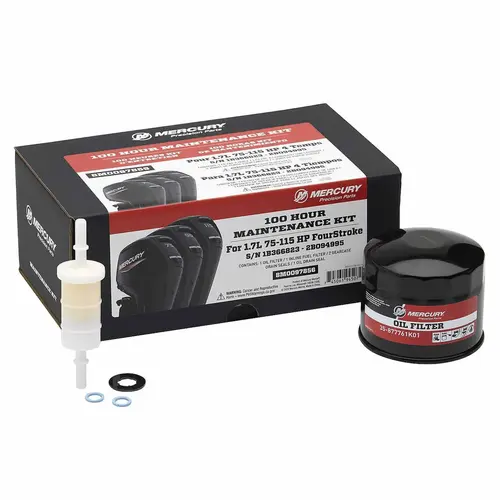 Mercury 1.7L 75-115hp FourStroke 100 Hour Maintenance Kit Mercury 1.7L 75-115hp FourStroke 100 Hour Maintenance Kit