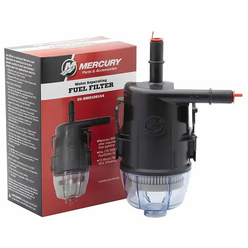 Mercury Boat-Mounted Water Separating Fuel Filter 8M0126144 for Mercury 3.4L V6 and 4.6L V8 Outboards Mercury Boat-Mounted Water Separating Fuel Filter 8M0126144 for Mercury 3.4L V6 and 4.6L V8 Outboards