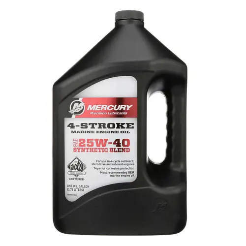SAE 25W-40 Synthetic Blend 4-Stroke Marine Engine Oil SAE 25W-40 Synthetic Blend 4-Stroke Marine Engine Oil