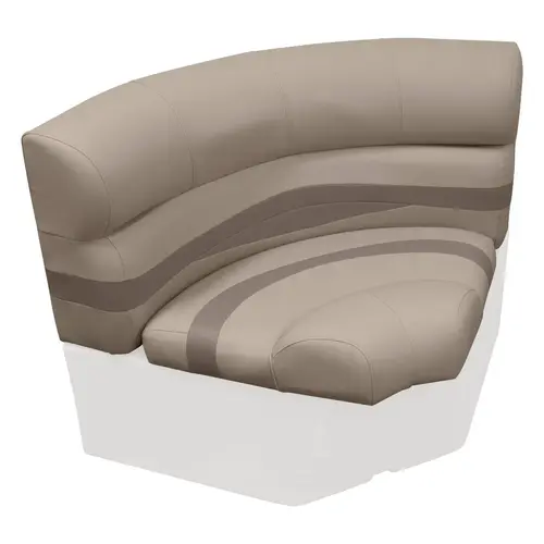 Premier Series Pontoon 32" Bow Radius Corner Cushion Set Mocha Java / Mushroom / Cafe Premier Series Pontoon 32" Bow Radius Corner Cushion Set Mocha Java / Mushroom / Cafe
