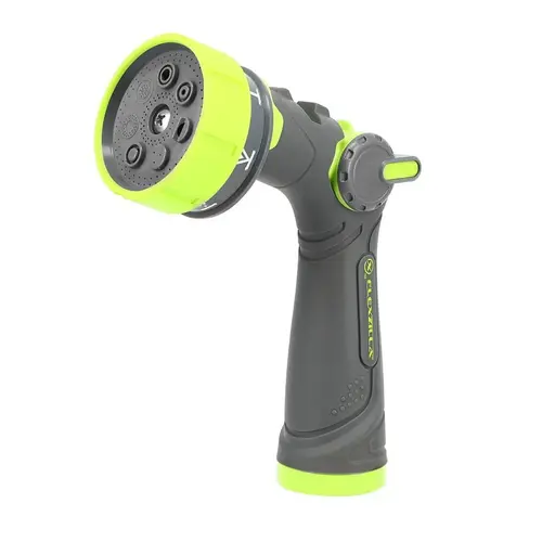 Flexzilla Garden Hose Nozzle, Heavy Duty 7-Pattern Adjustable Flow Flexzilla Garden Hose Nozzle, Heavy Duty 7-Pattern Adjustable Flow