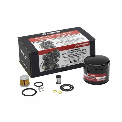 MerCruiser 2.5L and 3.0L Sterndrive Engine 100 Hour Maintenance Kit MerCruiser 2.5L and 3.0L Sterndrive Engine 100 Hour Maintenance Kit