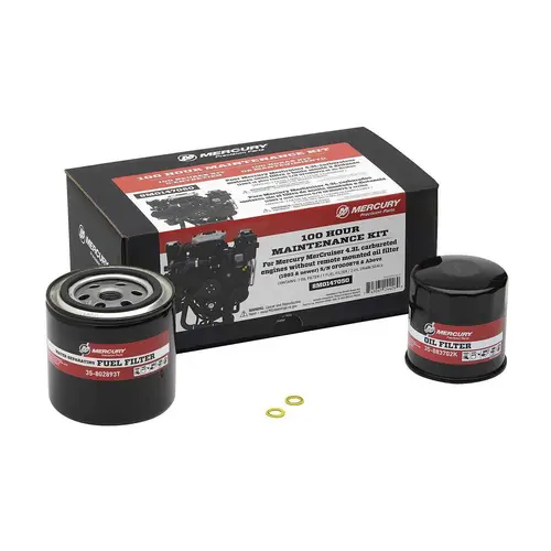 MerCruiser 4.3L V6 Sterndrive Engine 100 Hour Maintenance Kit MerCruiser 4.3L V6 Sterndrive Engine 100 Hour Maintenance Kit