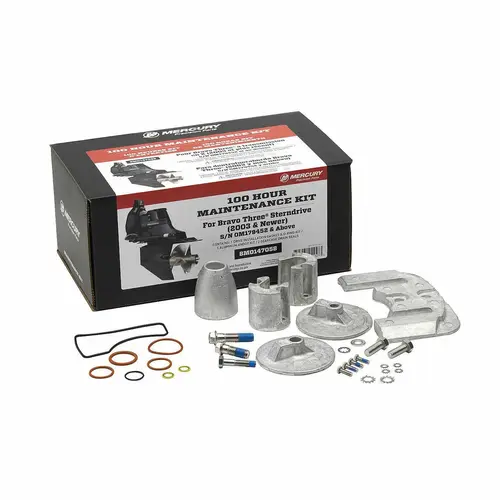 MerCruiser Bravo Three Sterndrive 100 Hour Maintenance Kit MerCruiser Bravo Three Sterndrive 100 Hour Maintenance Kit