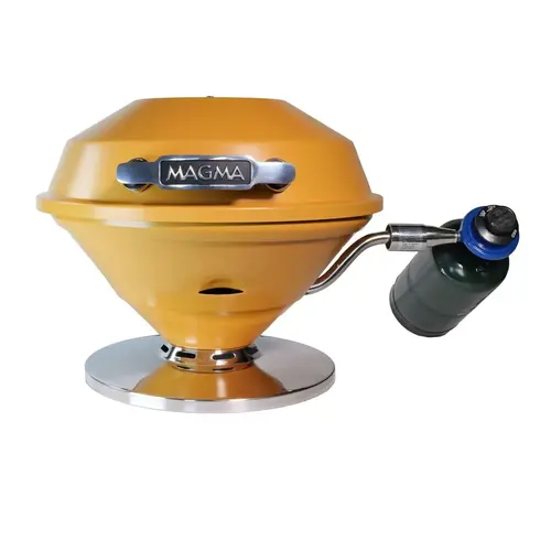 15" Beach Fire Gas Grill, Mustard 15" Beach Fire Gas Grill, Mustard