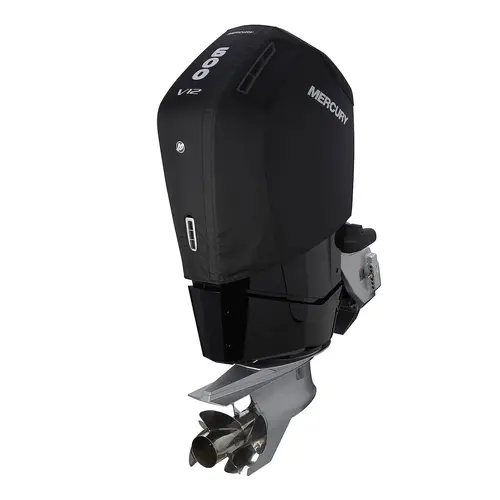 Mercury 8M0228528 7.6L V12 600hp Outboard Vented Splash Cover, Black Mercury 8M0228528 7.6L V12 600hp Outboard Vented Splash Cover, Black