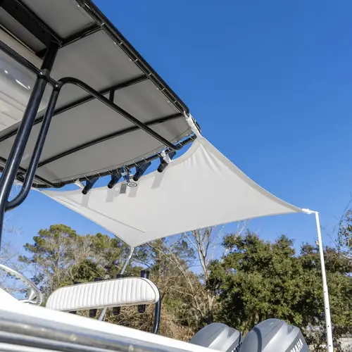 Boat Shade Kit for Canvas T-Tops Bright Anodized Boat Shade Kit for Canvas T-Tops Bright Anodized