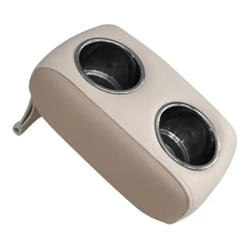 3059 Pontoon Double Drink Holder with Stainless Steel Cup Holders Platinum / Mocha Java 3059 Pontoon Double Drink Holder with Stainless Steel Cup Holders Platinum / Mocha Java
