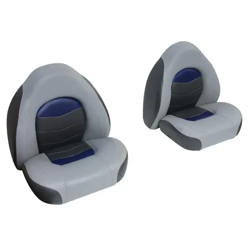 3303 Pro-Angler Series Bass Bucket Seat, 2-Piece Set Marble Grey / Blueberry / Charcoal 3303 Pro-Angler Series Bass Bucket Seat, 2-Piece Set Marble Grey / Blueberry / Charcoal