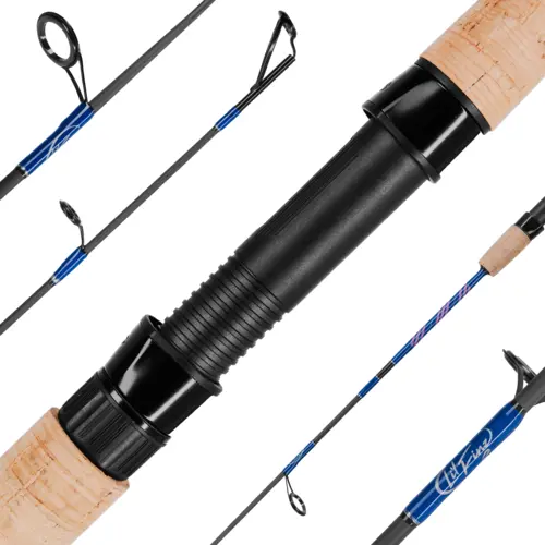 4 ft3" Li'l Finz Kids Spinning Rod, Medium Power, Purple/Pink 4 ft3" Li'l Finz Kids Spinning Rod, Medium Power, Purple/Pink