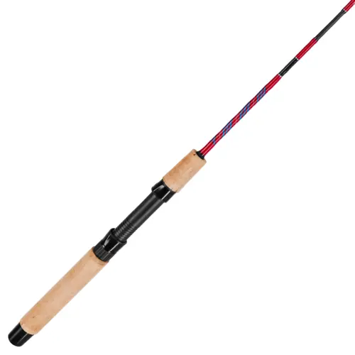 4 ft3" Li'l Finz Kids Spinning Rod, Medium Power, Red/Blue 4 ft3" Li'l Finz Kids Spinning Rod, Medium Power, Red/Blue
