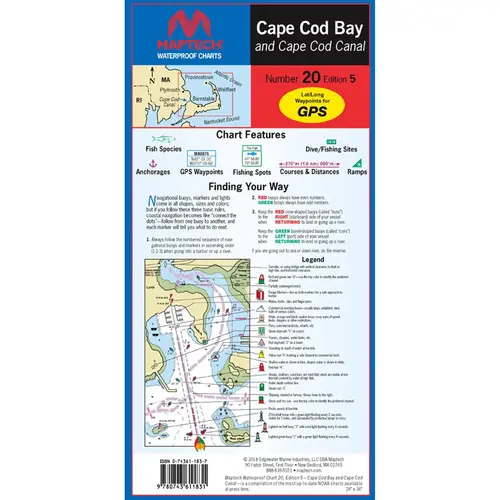 WPC020-05WMDS Cape Cod Bay 5th Edition WPC020-05WMDS Cape Cod Bay 5th Edition
