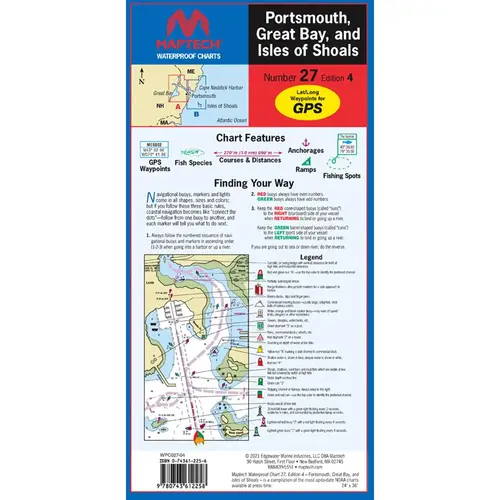 WPC027-04WMDS Portsmouth, Great Bay and Isles of Shoals, 4th Edition WPC027-04WMDS Portsmouth, Great Bay and Isles of Shoals, 4th Edition