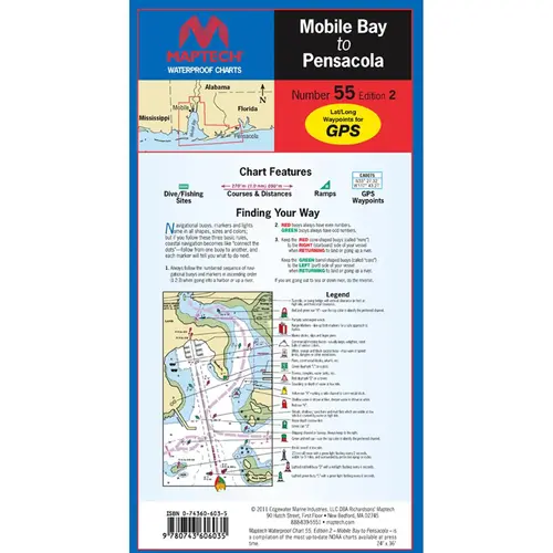 WPC055WMDS Mobile Bay to Pensacola, 2nd Edition WPC055WMDS Mobile Bay to Pensacola, 2nd Edition