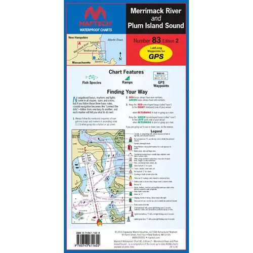 WPC083-02WMDS Merrimack River and Plum Island Sound,2nd Edition WPC083-02WMDS Merrimack River and Plum Island Sound,2nd Edition