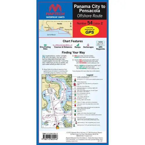 WPC054WMDS Panama City to Pensacola - Offshore Route, 2nd Edition WPC054WMDS Panama City to Pensacola - Offshore Route, 2nd Edition