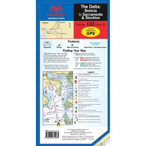 WPC122-03WMDS The Delta-Benicia to Sacramento & Stockton, 3rd Edition WPC122-03WMDS The Delta-Benicia to Sacramento & Stockton, 3rd Edition