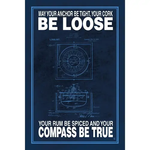 May Your Compass Be True Poster May Your Compass Be True Poster