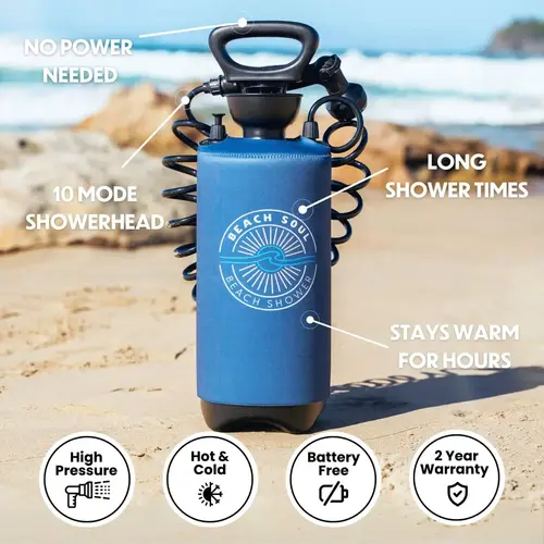 Portable Shower, Ocean Rise, 2.1G Portable Shower, Ocean Rise, 2.1G
