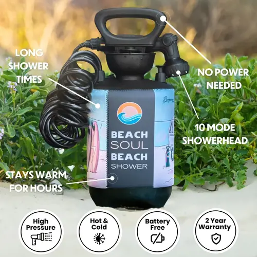 Portable Shower, Stoked, 1.3G Portable Shower, Stoked, 1.3G