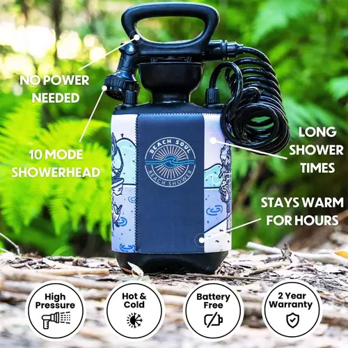 Portable Shower, Skully, 1.3G Portable Shower, Skully, 1.3G