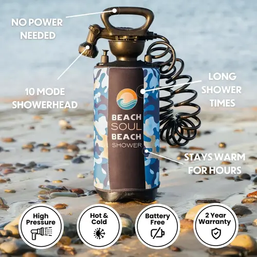 Portable Shower, Chill Chameleon, 2.1G Portable Shower, Chill Chameleon, 2.1G