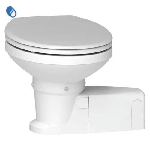 Maxlite + 24 Volt Electric Marine Macerating Plastic Toilet Maxlite + 24 Volt Electric Marine Macerating Plastic Toilet