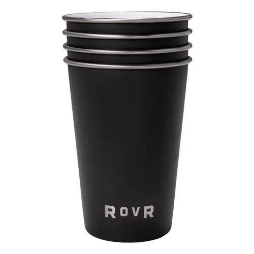 16oz. ChillR Ceramic Coated Stackable Tumblers, 4-Pack, Charcoal 16oz. ChillR Ceramic Coated Stackable Tumblers, 4-Pack, Charcoal