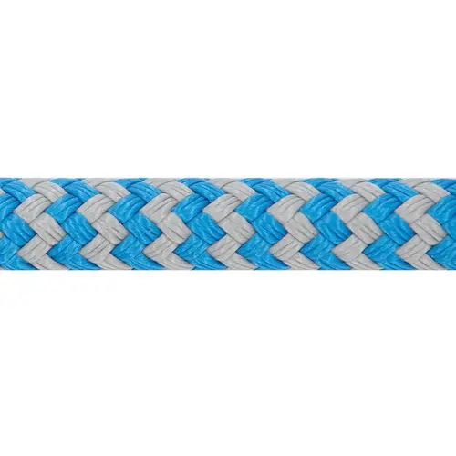 Viper 24 Braided Polyester Jacket Performance Cordage with HMPE Core, Sold by the Foot Gray/Blue Viper 24 Braided Polyester Jacket Performance Cordage with HMPE Core, Sold by the Foot Gray/Blue