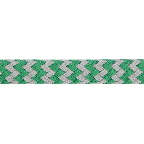 Viper 24 Braided Polyester Jacket Performance Cordage with HMPE Core, Sold by the Foot Gray/Green Viper 24 Braided Polyester Jacket Performance Cordage with HMPE Core, Sold by the Foot Gray/Green