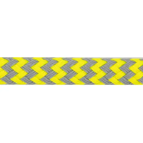 Viper 24 Braided Polyester Jacket Performance Cordage with HMPE Core, Sold by the Foot Gray/Yellow Viper 24 Braided Polyester Jacket Performance Cordage with HMPE Core, Sold by the Foot Gray/Yellow
