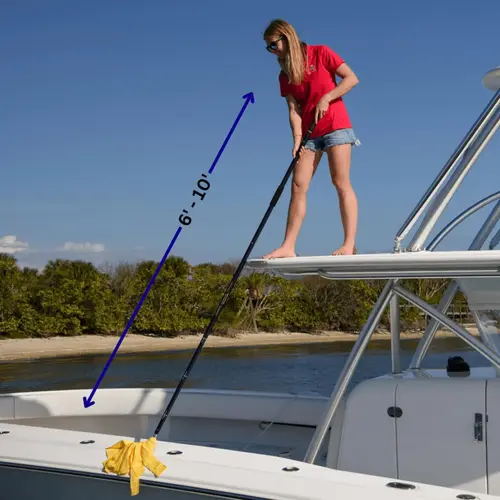 Palm Beach Reach Mop Extension Handle, 6-10 Feet Palm Beach Reach Mop Extension Handle, 6-10 Feet