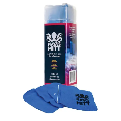 6" x 6" Maya's Mitt Sponge Cloth, 4 Pack 6" x 6" Maya's Mitt Sponge Cloth, 4 Pack