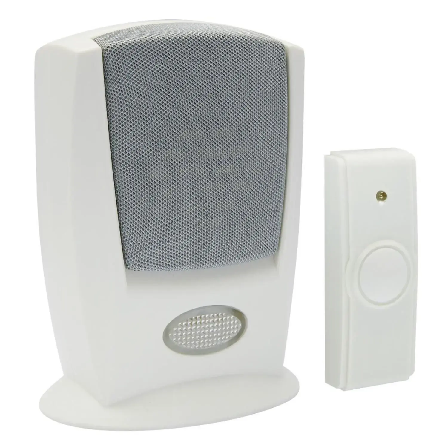 IQ America Wireless Battery Operated Portable Visual Strobe and Audible Chime Alert 4 Chime Tones WD6010