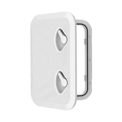 SEAFLO Marine Boat Deck Rectangular Access Hatch, 18.11" x 20.47" (White, Standard) 180 Degree Opening, Non-Skid SEAFLO Marine Boat Deck Rectangular Access Hatch, 18.11" x 20.47" (White, Standard) 180 Degree Opening, Non-Skid