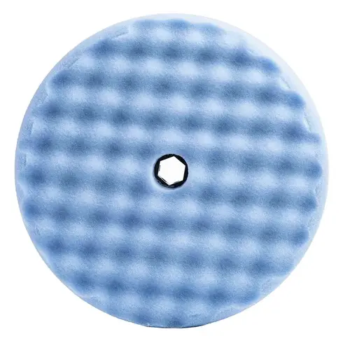 Pad 8" Double Sided Quick Disconnect Blue Finessing Pad 8" Double Sided Quick Disconnect Blue Finessing