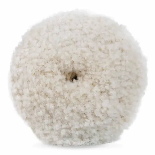 Marine Line 6" Flat Single Sided Twisted Wool Cutting Pad Marine Line 6" Flat Single Sided Twisted Wool Cutting Pad