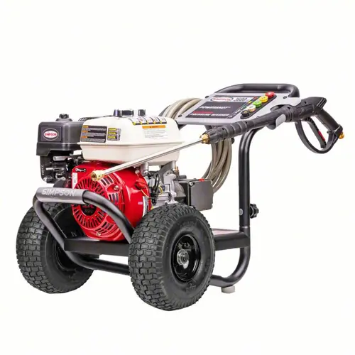 3600 PSI at 2.5 GPM HONDA GX200 with AAA Triplex Pump Cold Water Professional Gas Pressure Washer 3600 PSI at 2.5 GPM HONDA GX200 with AAA Triplex Pump Cold Water Professional Gas Pressure Washer