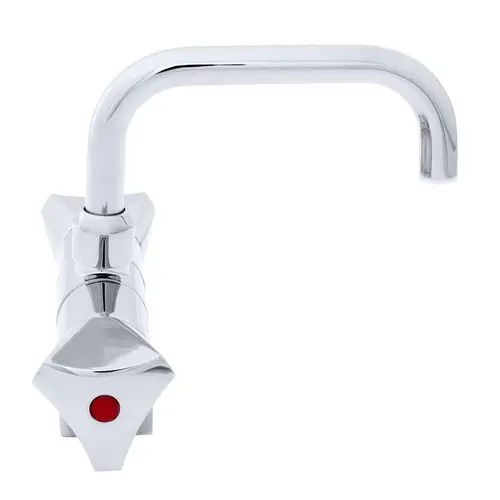 Trinidad Folding Faucet, Hot/Cold Mixer, Angled Spout, Chrome Trinidad Folding Faucet, Hot/Cold Mixer, Angled Spout, Chrome