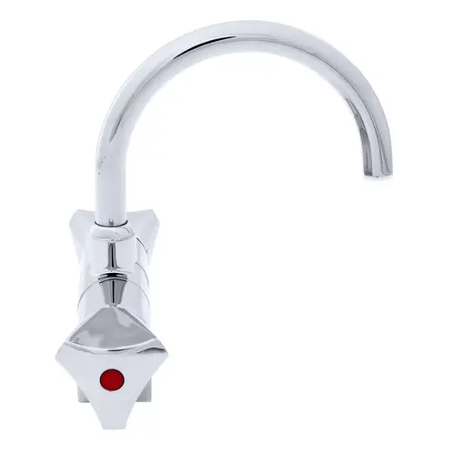 Trinidad Folding Faucet, Hot/Cold Mixer, Arc Spout, Chrome Trinidad Folding Faucet, Hot/Cold Mixer, Arc Spout, Chrome