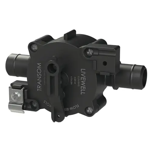 Livewell Control Valve, Rear Cable, Fill/Empry/Recirculating Livewell Control Valve, Rear Cable, Fill/Empry/Recirculating