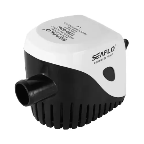 SEAFLO Automatic 1100 GPH Submersible Bilge Water Pump, Auto with Magnetic Float Switch SEAFLO Automatic 1100 GPH Submersible Bilge Water Pump, Auto with Magnetic Float Switch