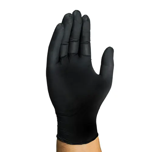 5 Mil Heavy Duty Black Nitrile Gloves, 50-Pack 5 Mil Heavy Duty Black Nitrile Gloves, 50-Pack