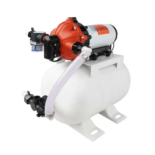 SEAFLO 55 Series 115V AC Water Pump & 2 Gallon Accumulator Tank System, 5.0 GPM, 60 PSI SEAFLO 55 Series 115V AC Water Pump & 2 Gallon Accumulator Tank System, 5.0 GPM, 60 PSI